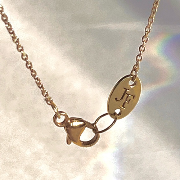 Jude Frances Necklace Moroccan Open Flower Diamond & 18k Gold Quatrefoil Pendant - Picture 8 of 9